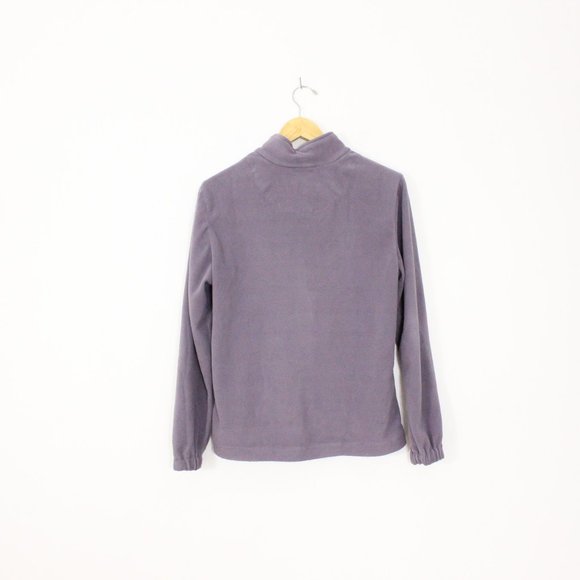 *Sportek Purple Full Zip Fleece Sweater - Picture 6 of 6